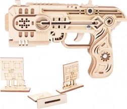 Puzzle 3D din lemn Arme cu elastic Dragon Chaser