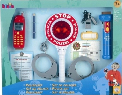 Set de poliție cu 10 piese cu baston luminos