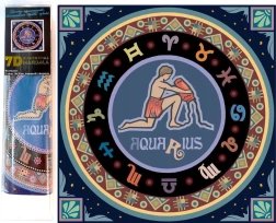 Pictură cu diamante 7D Vărsător 30x30 cm