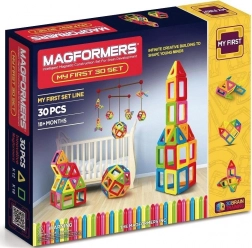 Set de construcție magnetică Magformers Primii mei 30 de piese
