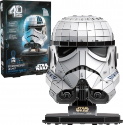 Model 3D de asamblat Star Wars cască Stormtrooper 12 cm – Spin Master 4D Build