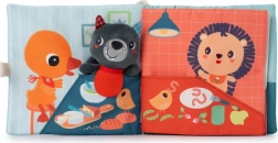 Cărticică textilă cu păpușă deget – lupul Ludovic învață să mănânce