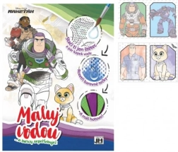 Carte de colorat cu apă A4 Rachetuț