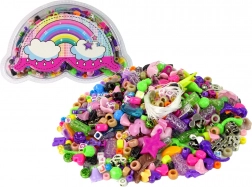 Set de mărgele colorate pentru confecționarea bijuteriilor DIY