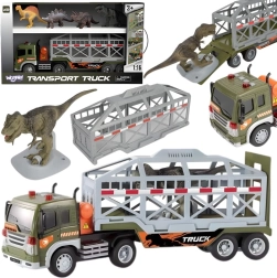 Camion Woopie – transportor de dinozauri cu lumini și sunete