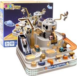 Bază Spațială Interactivă cu 10 Activități Mecanice