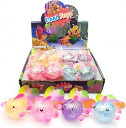 jucărie antistres pește amuzant de strâns 11 × 7 cm