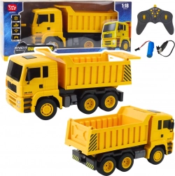 Camion basculant RC 1:18 cu lumini LED
