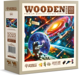 Puzzle din lemn WOODEN CITY Explorarea spațiului 1010 piese