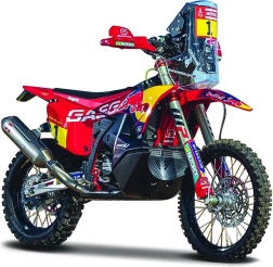 motocicletă bburago 1:18 red bull ktm rally gasgas rx450f – dakar 2023