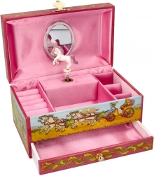 Cutiuță de bijuterii Goki cu melodia Lacul Lebedelor