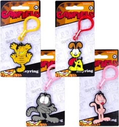 garfield breloc 2D din PVC – 4 motive