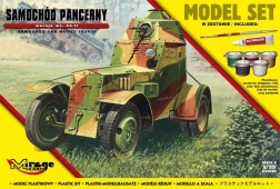 Automobil blindat wz.34-II – model din plastic de asamblat