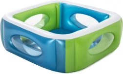 Piscină gonflabilă cu ferestre pentru copii - 168 cm x 168 cm x 56 cm