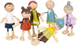 figurine din lemn familie de la Small Foot