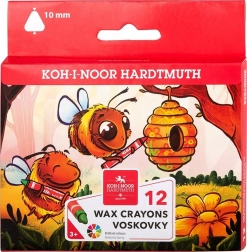 Creioane cerate triunghiulare 12 bucăți KOH-I-NOOR