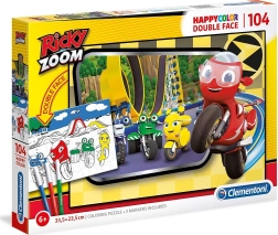 Puzzle duble față Clementoni Ricky Zoom 104 piese