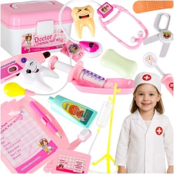 Trousă medicală pentru micii doctori cu sunete, 35 de piese