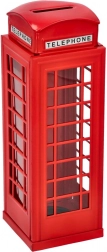 Pușculiță Cabină Telefonică Britanică Roșie