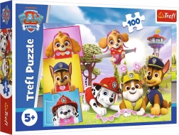 Puzzle 100 piese – Fete neînfricate – PAW PATROL – Trefl