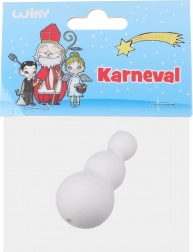 Decorațiune de Crăciun Wiky om de zăpadă din vată