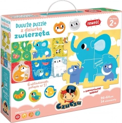 Puzzle mari cu orificiu – Animale