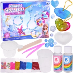 Set creativ DIY pentru bijuterii cristal – pandantive și coliere