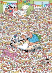 Puzzle JUMBO Jan van Haasteren Expert: Ura, Jan împlinește 90 de ani! 500 de piese