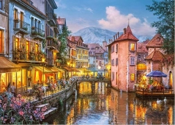 Cherry Pazzi puzzle Seară la Annecy 1000 piese