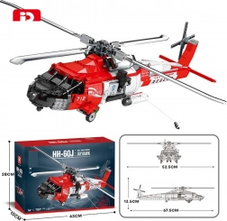 Set de construcție din cărămizi elicopter de salvare HH-60J Jayhawk 1137 piese
