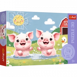 Puzzle Trefl Viața veselă la țară 30 piese