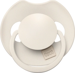 Suzetă din silicon dinamic LOVI PRIME 0–6 luni Coconut