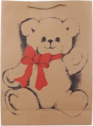 Pungă cadou mare cu urs