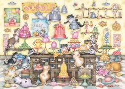 Puzzle Ravensburger Magazinul de pisici 1000 piese