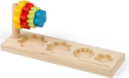 Puzzle din lemn cu flori BIGJIGS TOYS