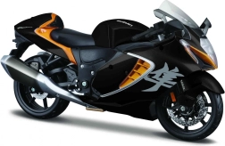 Model motocicletă Suzuki Hayabusa 2022 cu suport 1:12