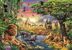 Puzzle Întâlnirea Africană 2000 piese