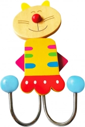 cuier din lemn pisicuță