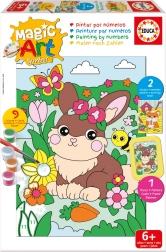 Educa pictură după numere iepure și hamster