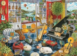Ravensburger puzzle Cameră muzicală 500 piese