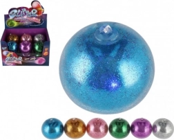 Bilă antistres din material slime în culori strălucitoare