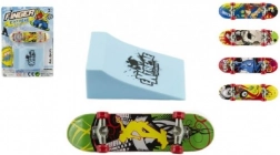 skateboard pentru degete cu rampă pentru copii 10 cm