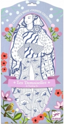 DJECO Cărți de colorat de modă Laura și prietenii