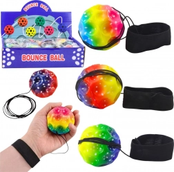 Minge de antrenament pe elastic cu brățară – exerciții de reflex și coordonare 6,5 cm