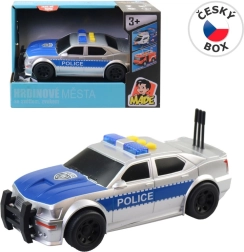 Mașină de poliție pe baterii cu lumină și sunet