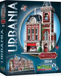Wrebbit puzzle 3D Urbania stație de pompieri 285 piese