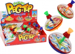 Jucărie tradițională titirez pentru copii 15 cm x 14 cm, 3 modele