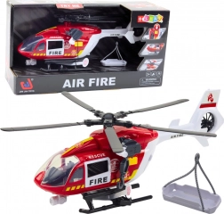 Elicopter de salvare al pompierilor cu lumini și sunete 1:12
