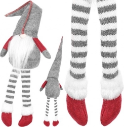 Spiriduș textil așezat 50 cm – Gri