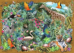 Puzzle Ravensburger 1000 de piese în adâncurile junglei